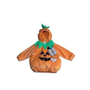 Baby Pumpkin Halloween Costume Pullover Top 12-18M Hyde & EEK! Boutique NWT